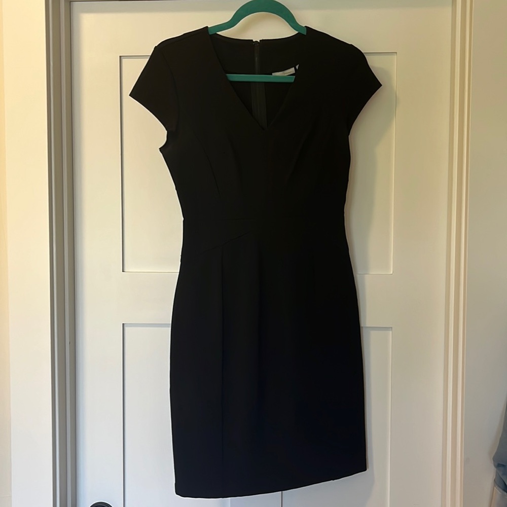 Halogen bodycon mini dress with full zippered back